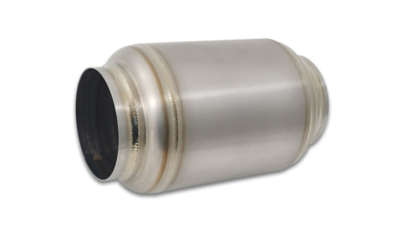 Vibrant Titanium Muffler w/Natural Tip 3" Inlet/Outlet