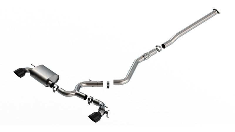 Borla 22-23 Hyundai Kona N ATAK Catback Exhaust (Black Chrome Tips)